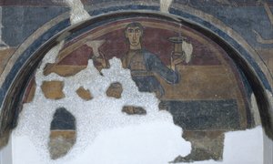 Man met Twee Bekers van Santa Maria de Taüll